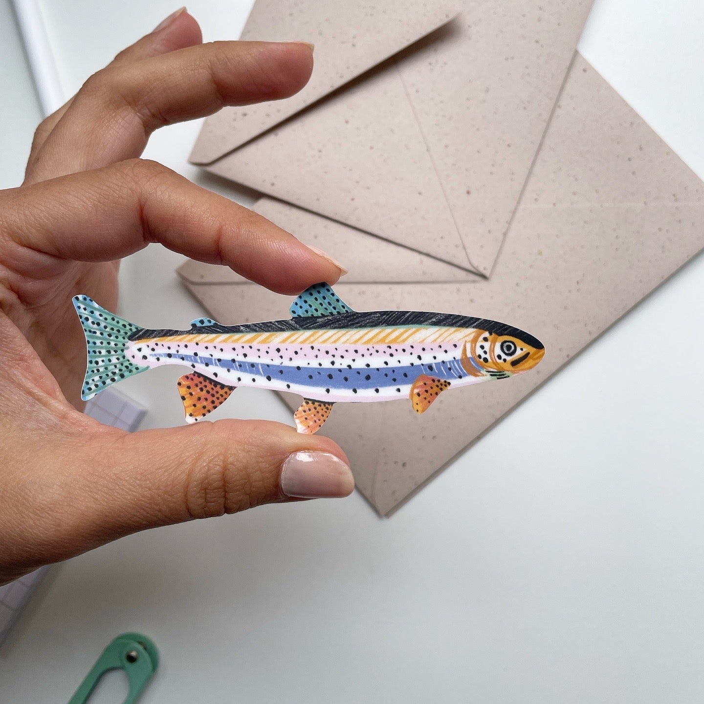 Vinyl Fisch Pickerl