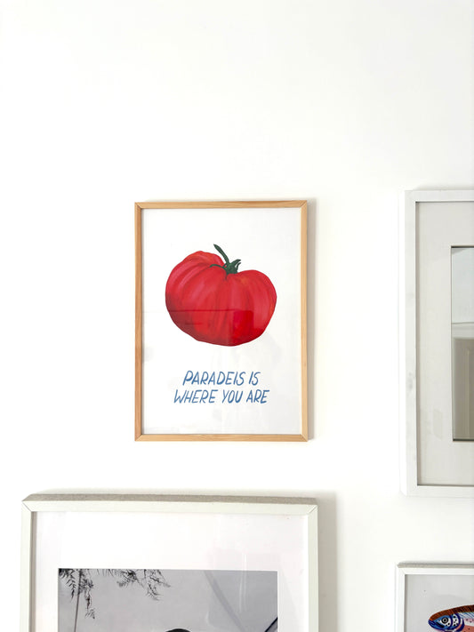 Paradeiser Kunstdruck A3