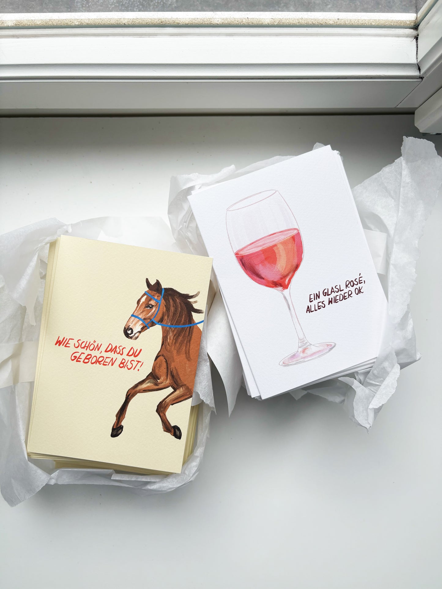 Ein Glasl Rosè, alles wieder ok