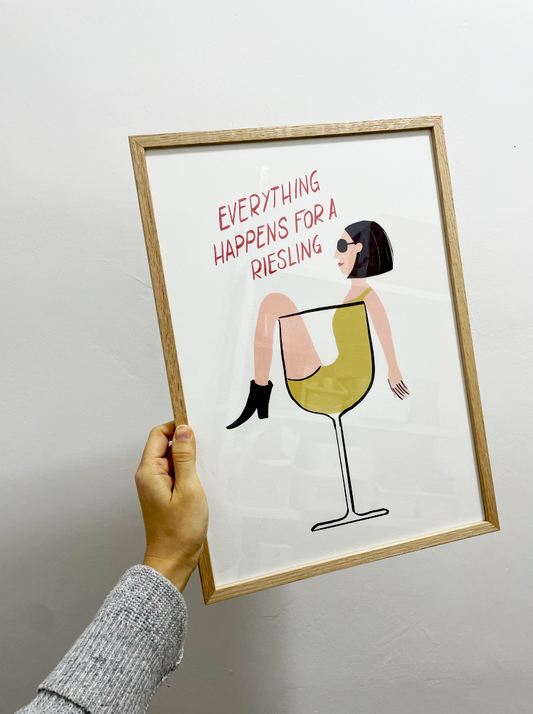 Riesling Kunstdruck A3