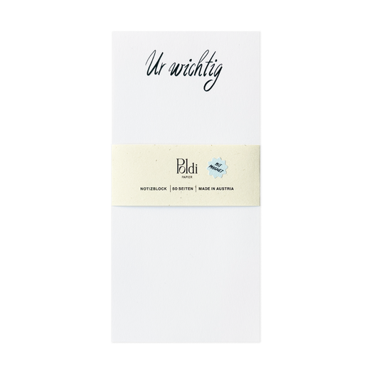 Ur Wichtig, Notizblock (magnetisch)