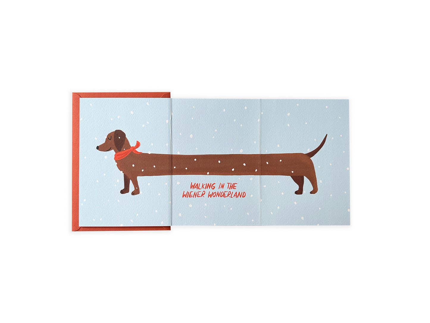 Walking in the Wiener Wonderland, Zick-Zack Karte