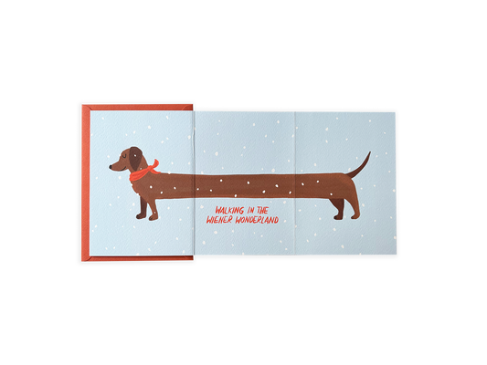 Walking in the Wiener Wonderland, Zick-Zack Karte